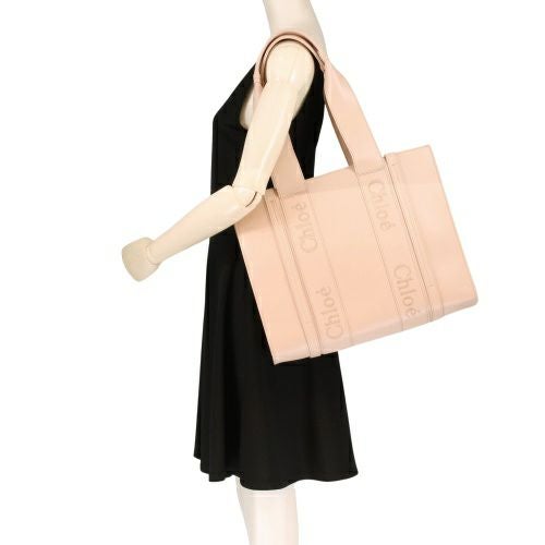 クロエ トートバッグ レディース ウッディ WOODY MEDIUM TOTE ピンク