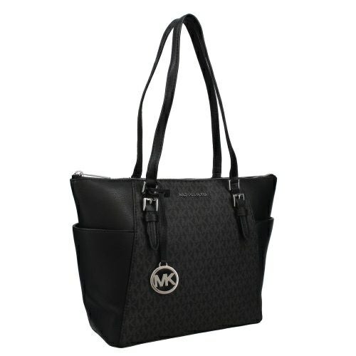 マイケルコース トートバッグ レディース シャーロット CHARLOTTE ブラック MICHAEL KORS 35T0SCFT3B BLACK