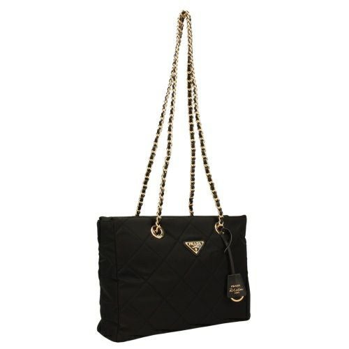 プラダ ショルダーバッグ レディース TESSUTO IMPUNTURATO ブラック