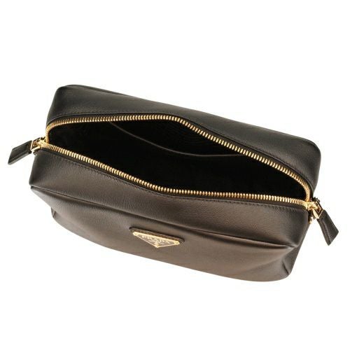 プラダ ショルダーバッグ レディース SOFT GRAIN ブラック PRADA