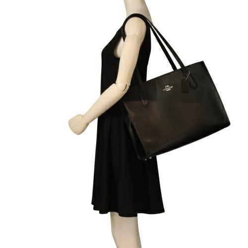 コーチ アウトレット トートバッグ レディース ニーナ キャリーオール ブラック COACH OUTLET CL398 SVDTV