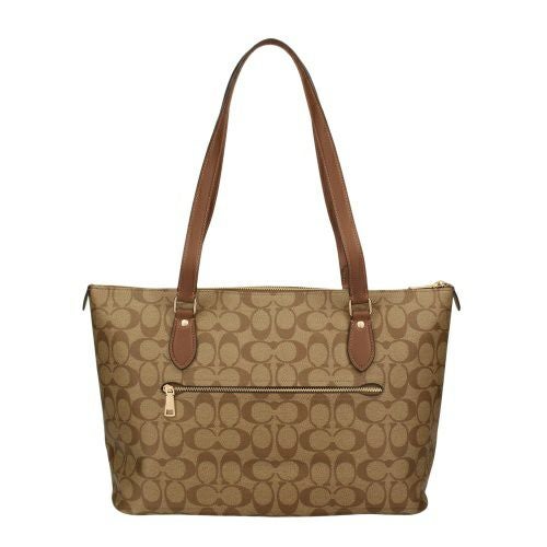 COACH コーチ トートバッグ シグネチャー ブラウン コーチ アウトレット トートバッグ レディース シグネチャー ブラウン