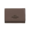 コーチ アウトレット 三つ折り財布 レディース マイクロ ウォレット ブラウン COACH OUTLET CP260 IMV2R ダークストーン