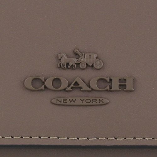コーチ アウトレット 三つ折り財布 レディース マイクロ ウォレット ブラウン COACH OUTLET CP260 IMV2R ダークストーン
