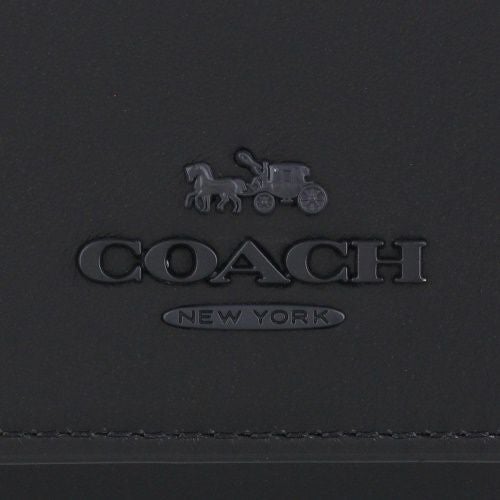 コーチ アウトレット 三つ折り財布 レディース マイクロ ウォレット ブラック COACH OUTLET CP260 JIBLK