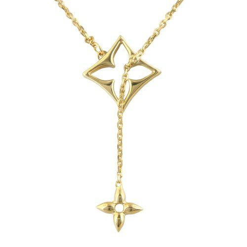 ルイヴィトン ネックレス レディース ネックレス・LV フラワーグラム ゴールド LOUIS VUITTON M01234
