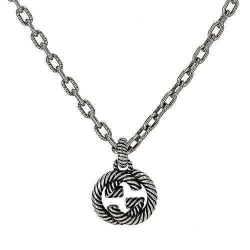グッチ ネックレス レディース インターロッキングG シルバー GUCCI 604155 J8400 0811