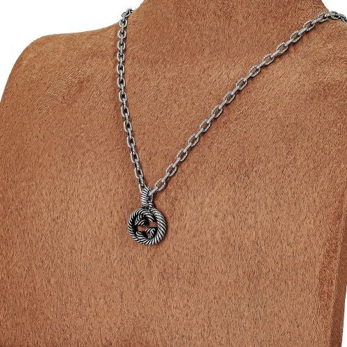 グッチ ネックレス レディース インターロッキングG シルバー GUCCI
