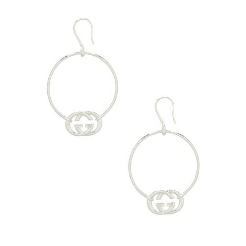 グッチ ピアス レディース インターロッキングG シルバー GUCCI 223322