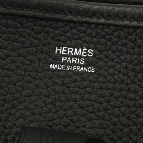 エルメス エブリンIII PM トリヨンクレマンス シルバー金具 W刻印 ブラック HERMES Evelyne3 PM ノワール