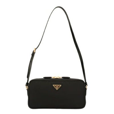 プラダ ショルダーバッグ レディース TESSUTO SAFFIANO ブラック PRADA 