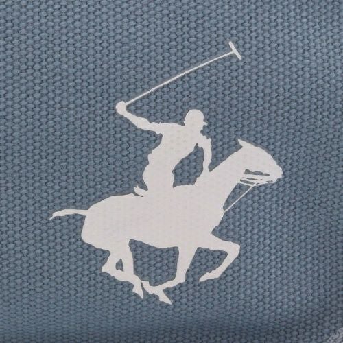 ビバリーヒルズポロクラブ トートバッグ レディース ブルー BEVERLY HILLS POLO CLUB BHC009 ブルー アイボリー