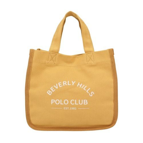 ビバリーヒルズポロクラブ トートバッグ レディース イエロー BEVERLY HILLS POLO CLUB BHC009 オレンジ アイボリー