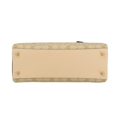 コーチ アウトレット ハンドバッグ レディース シグネチャー ベージュ COACH OUTLET CH286 IMOT4 ライトカーキマルチ