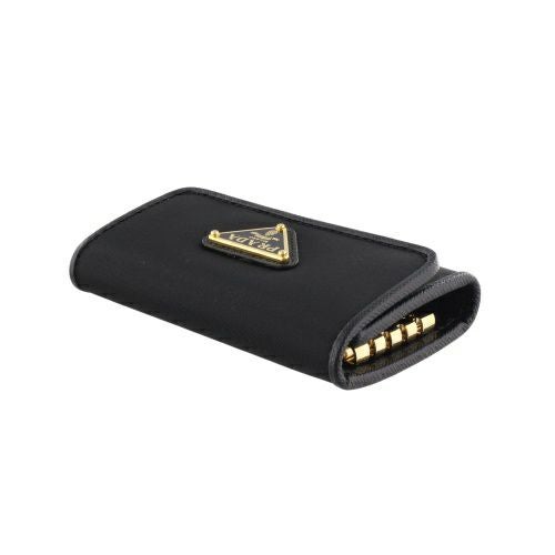 プラダ キーケース レディース TESSUTO トライアングルロゴ ブラック PRADA 1PG004 2DMI F0002 NERO