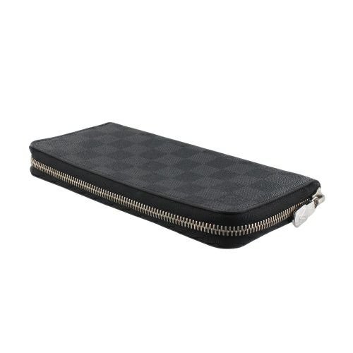 ルイヴィトン 長財布 メンズ ダミエ グラフィット ジッピーウォレット・ホリゾンタル ブラック LOUIS VUITTON N00056