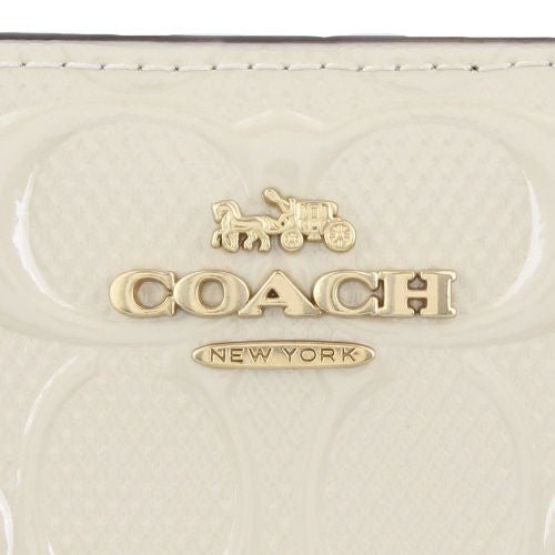 コーチ アウトレット 二つ折り財布 レディース シグネチャー ホワイト COACH OUTLET CT982 IMCHK チョーク
