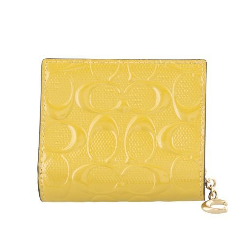 コーチ アウトレット 二つ折り財布 レディース シグネチャー イエロー COACH OUTLET CT982 IMGLD ゴールド