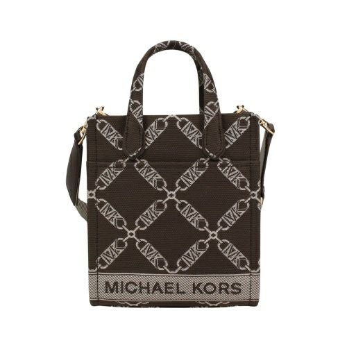 マイケルコース ショルダーバッグ レディース Gigi Extra Small Empire Logo Jacquard ブラウン MICHAEL KORS 32F3G3GC0J 240 CHOCMULTI