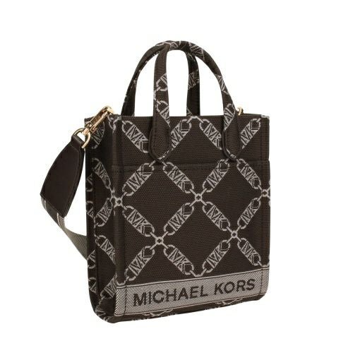 マイケルコース ショルダーバッグ レディース Gigi Extra Small Empire Logo Jacquard ブラウン MICHAEL KORS 32F3G3GC0J 240 CHOCMULTI