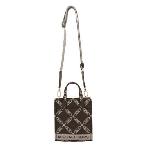 マイケルコース ショルダーバッグ レディース Gigi Extra Small Empire Logo Jacquard ブラウン MICHAEL KORS 32F3G3GC0J 240 CHOCMULTI