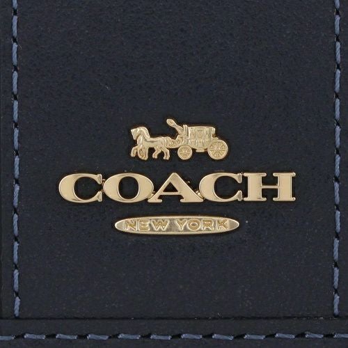 コーチ アウトレット カードケース コインケース レディース ネイビー COACH OUTLET CU988 IMX1X ミッドナイトネイビー