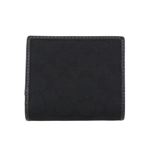 コーチ アウトレット 二つ折り財布 レディース シグネチャー ブラック COACH OUTLET CU401 SBKBK
