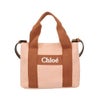 クロエ ショルダーバッグ キッズ ガールズ レディース CHLOE KIDS クロエ キッズ ロゴ ピンク CHLOE C20274 454 PALE PINK