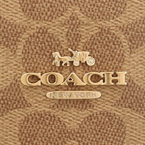 コーチ アウトレット ショルダーバッグ レディース シグネチャー キャンバス ブラウン COACH OUTLET CT800 IMQRX タン ブラック