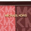 マイケルコース ショルダーバッグ レディース ジェットセット ツートン ロゴ レッド MICHAEL KORS 35F4GTVC1V OXBLOOD MLTI