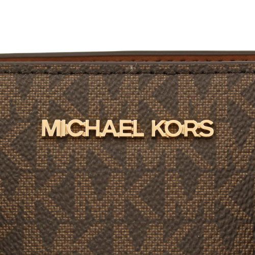 マイケルコース ショルダーバッグ レディース MKシグネチャー ブラウン MICHAEL KORS 35S3G6HS5B BROWN