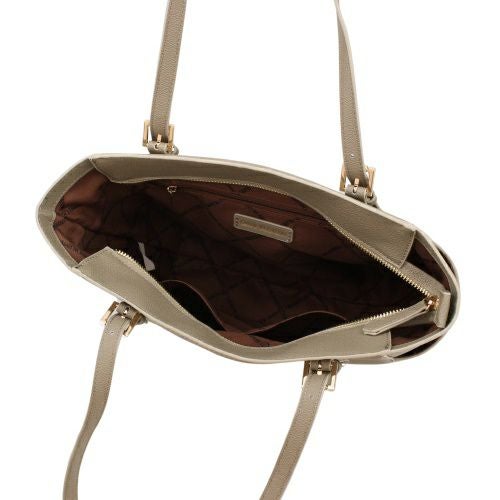 ジャンニ バレンチノ トートバッグ レディース  グレー GIANNI VALENTINO GV002 Greige