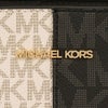 マイケルコース トートバッグ レディース ジェットセット ツートン ロゴ ブラック MICHAEL KORS 35F4GTVT6V BLACK MULTI