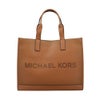 マイケルコース トートバッグ メンズ クーパー ロゴ レザー トートバッグ ブラウン MICHAEL KORS 37S4LCOT4I LUGGAGE