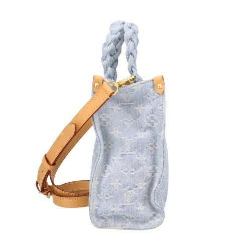 ルイヴィトン トートバッグ レディース モノグラム レットゴー ブルー