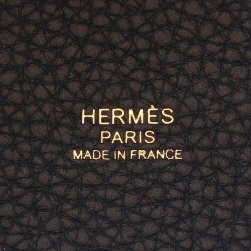 エルメス ピコタンMM トリヨンクレマンス ゴールド金具 B刻印 ネイビー HERMES ブルードプリュス