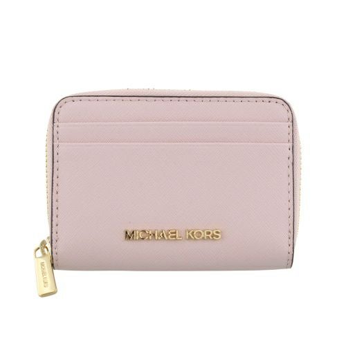 マイケルコース コインケース カードケース レディース ジェット セット トラベル レザー ピンク MICHAEL KORS 35H8GTVZ1L POWDER BLUSH