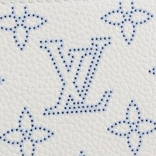 ルイヴィトン 財布 長財布 レディース マヒナ ジッピー・ウォレット LOUIS VUITTON M11745 ホワイト ブルー