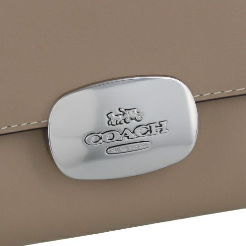 コーチ アウトレット 財布 二つ折り財布 レディース エライザ スモール ウォレット ブラウン COACH OUTLET CP254 SV TP トープ