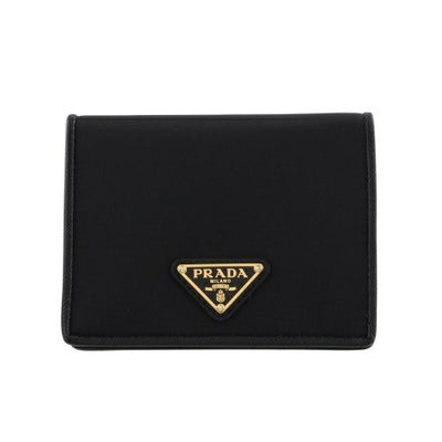 プラダ 二つ折り財布 財布 レディース TESSUTO ブラック PRADA 1MV204 