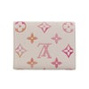 ルイヴィトン 三つ折り財布 モノグラム アンプラント ポルトフォイユ・ヴィクトリーヌ ホワイト LOUIS VUITTON M83507 サンライズ・アクワレル