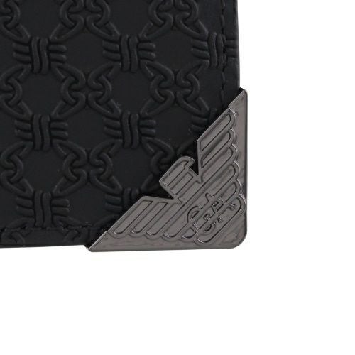 エンポリオアルマーニ 二つ折り財布 メンズ ブラック EMPORIO ARMANI