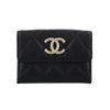 シャネル 三つ折り財布 レディース ココマーク ブラック CHANEL AP4319 B18212 94305 ブラック