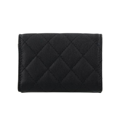 CHANEL　シャネル　コンパクトウォレット　AP4319 シャネル 三つ折り財布 レディース ココマーク ブラック CHANEL AP4319