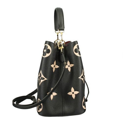 ルイヴィトン ショルダーバッグ レディース モノグラムアンプラント ネオノエ MM ブラック LOUIS VUITTON M45497 ブラック ベージュ