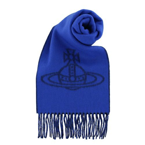 ヴィヴィアンウエストウッド マフラー メンズ レディース ブルー