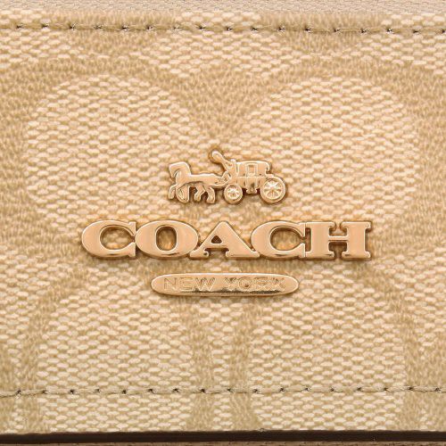 コーチ アウトレット ショルダーバッグ レディース リサイクル レザー ミニ ローワン ファイル バッグ ベージュ COACH OUTLET CS182 IMDQC ライトカーキ チョーク