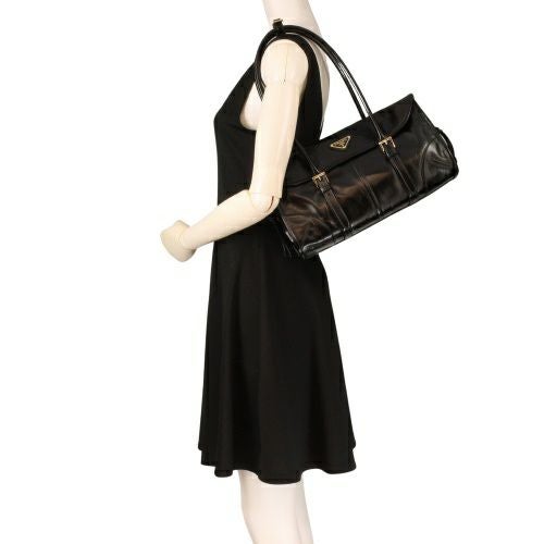 プラダ ショルダーバッグ レディース ブラック PRADA 1BD376 V OOO