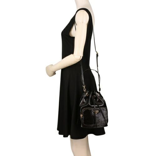 プラダ ショルダーバッグ レディース ブラック PRADA 1BH038 V UOM 2DNT F0002 NERO