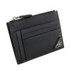 プラダ カードケース コインケース メンズ サフィアーノトライアングル カードケース ブラック PRADA 2MC067 QHH F0002 NERO